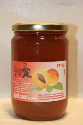800 g Aprikosen-Konfi, mit hohem Fruchtanteil