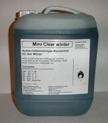 5 lt. Micro-Clean Antifrost (Autoscheiben), Konzentrat
