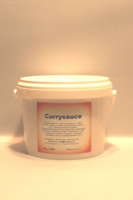 1 Kg Currysauce dunkelgelb, mild wie Hausgemacht